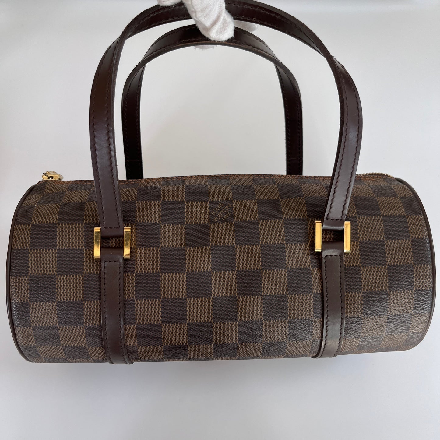 Louis Vuitton Papillon Damier Ebène 26 Top Handle Bag