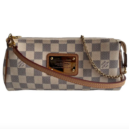 LV Eva Damier Azur clutch/ crossbody bag