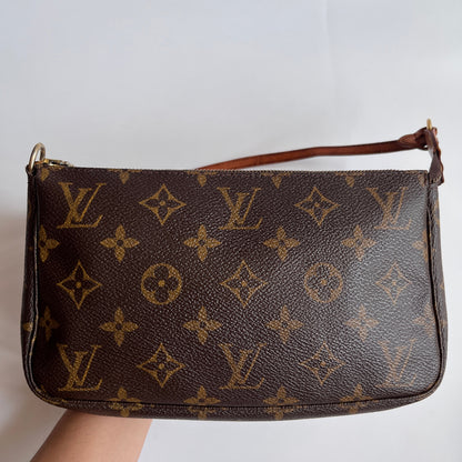 LV Vintage Monogram Pochette With Crossbody Strap Singapore