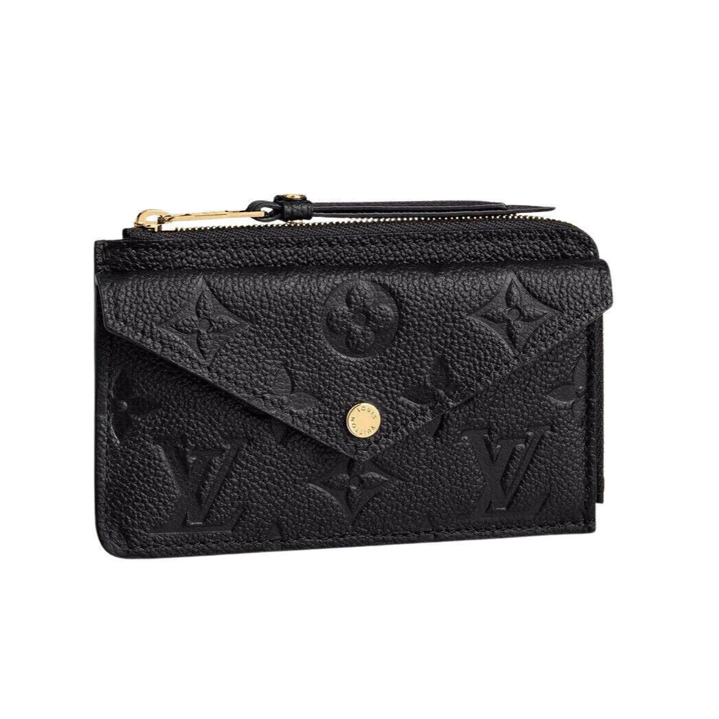 Louis Vuitton Black Empreint Recto Verso Card Holder