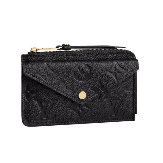 Louis Vuitton Black Empreint Recto Verso Card Holder