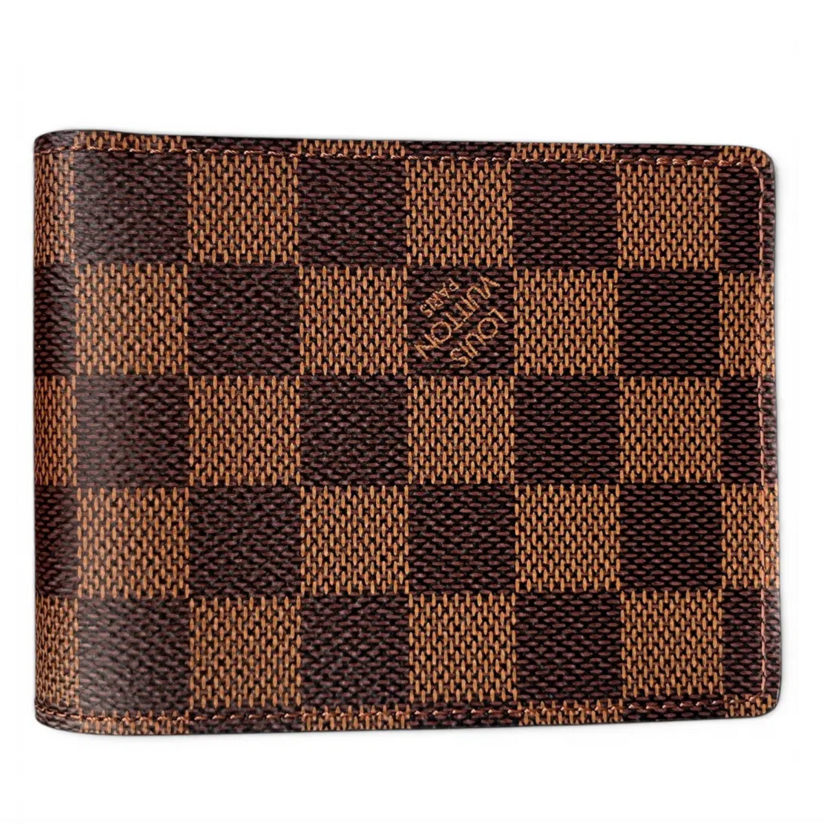 Buy pre-owned Louis Vuitton Damier Ebene Coated Canvas Multiple Bifold Wallet in Singapore