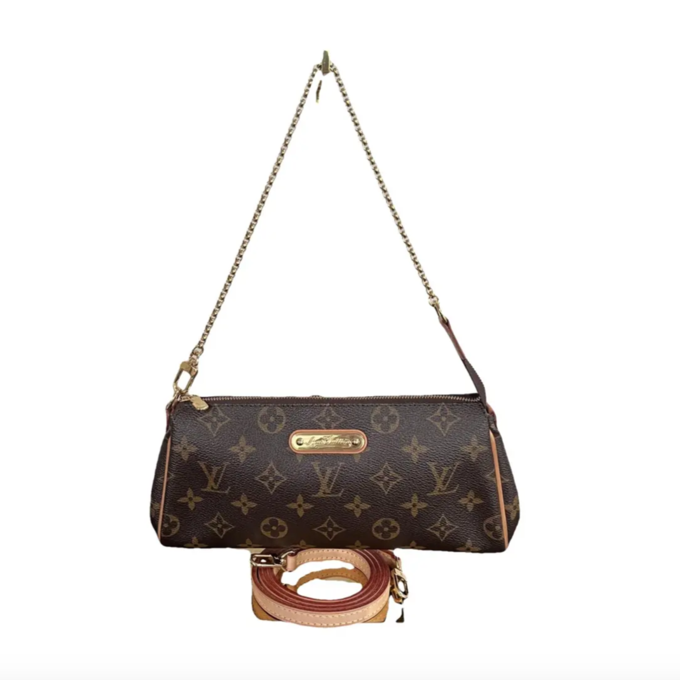 Louis Vuitton LV Monogram Eva Pochette Accessories with Strap