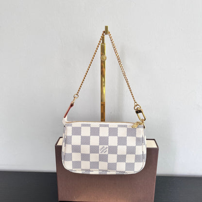 Louis Vuitton Mini Pochette Accessoires Damier Azur