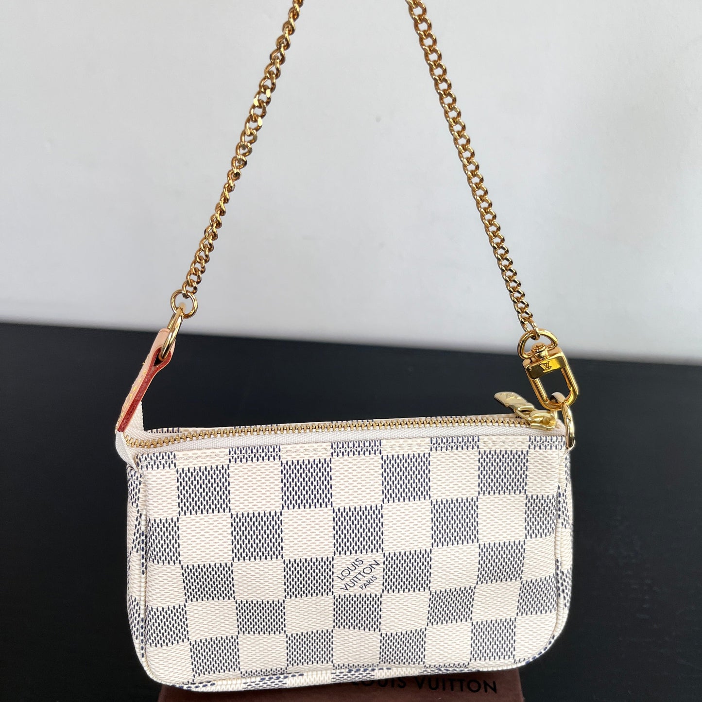 Louis Vuitton Mini Pochette Accessoires Damier Azur
