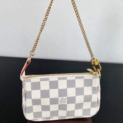 Louis Vuitton Mini Pochette Accessoires Damier Azur
