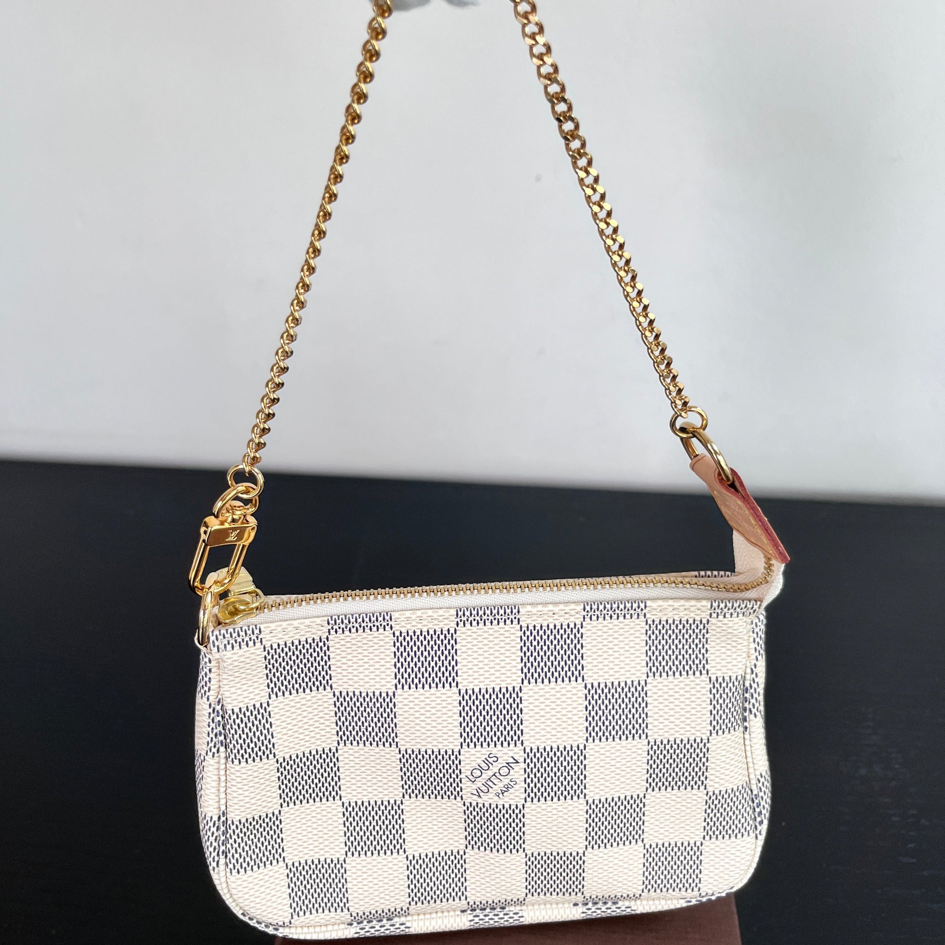 Louis Vuitton Mini Pochette Accessoires Damier Azur