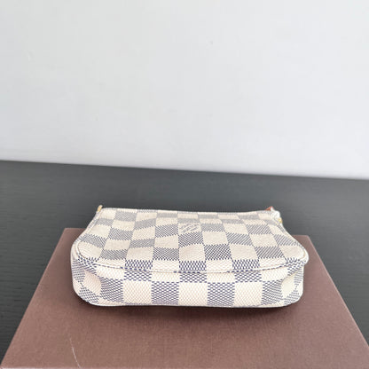 Louis Vuitton Mini Pochette Accessoires Damier Azur