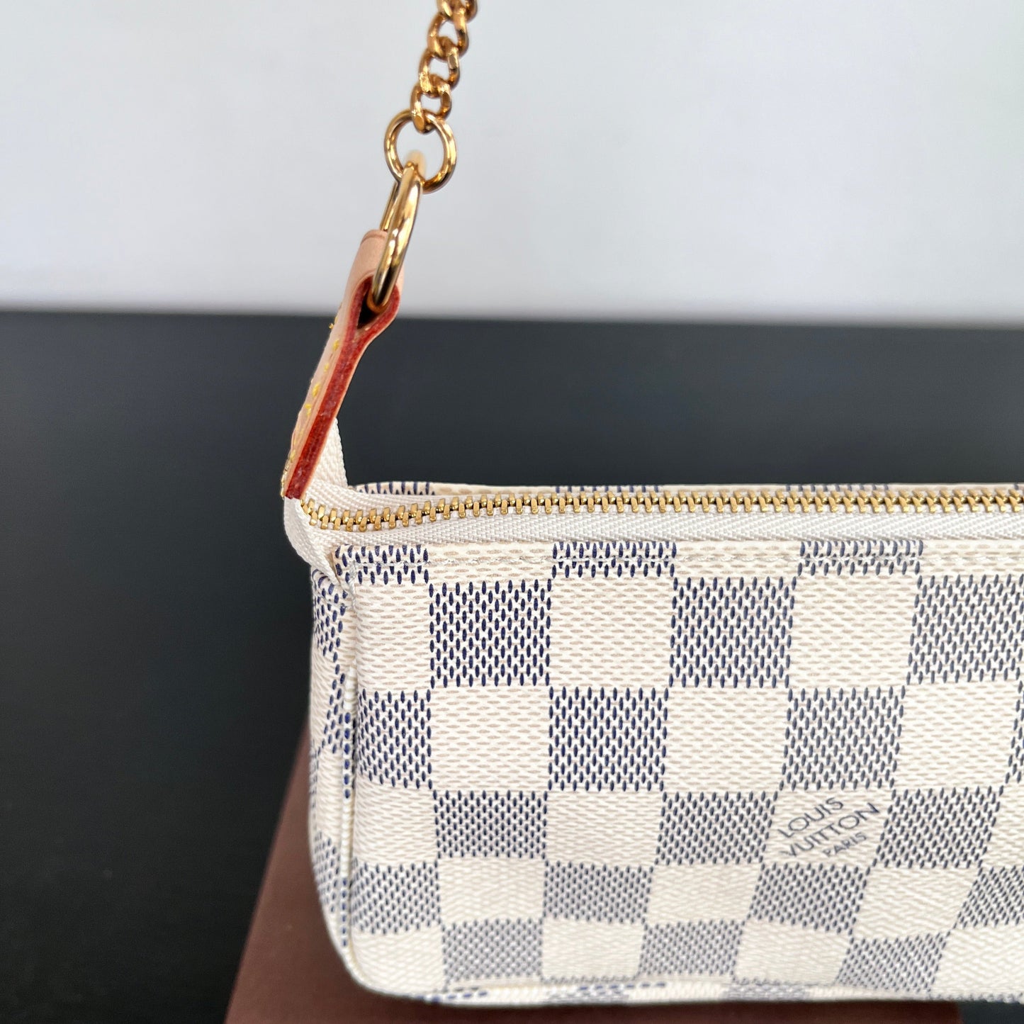 Louis Vuitton Mini Pochette Accessoires Damier Azur