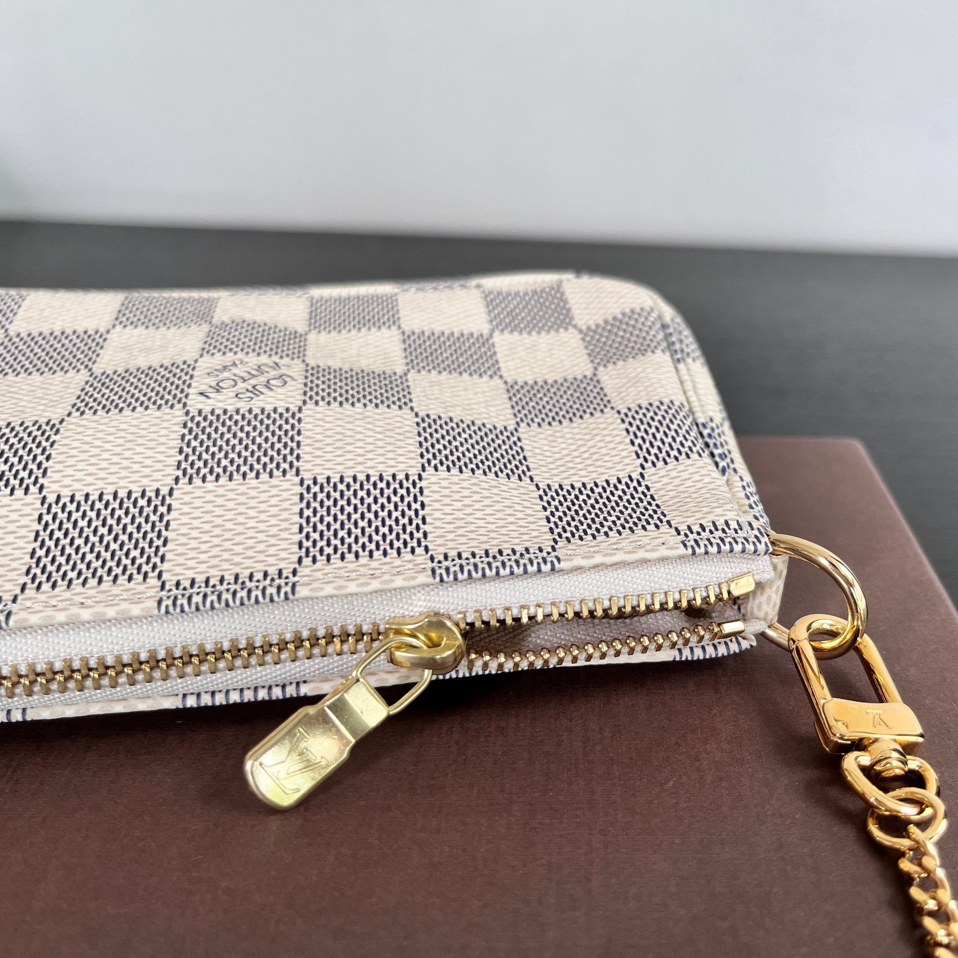 Louis Vuitton Mini Pochette Accessoires Damier Azur
