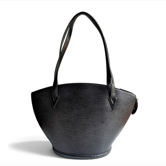 Louis Vuitton Vintage Black Epi Saint Jacques GM