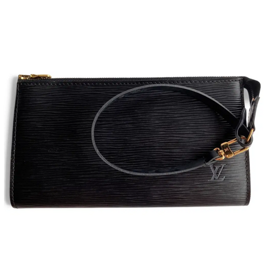 Buy Louis Vuitton Vintage Epi Noir Pochette Accessories at Poshler Collective Singapore