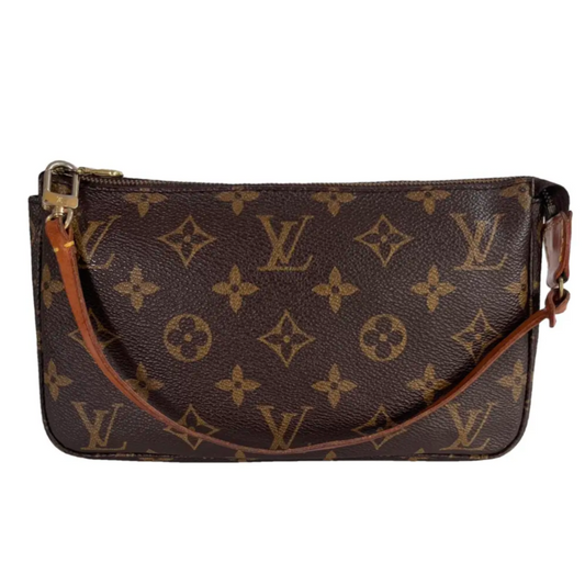 Louis Vuitton Vintage Monogram Pochette/ Pouch - older version with 1 D-ring only
