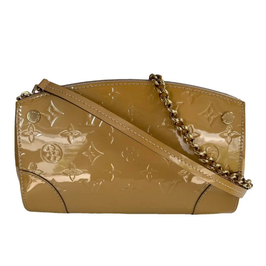 Louis Vuitton Yellow VERNIS SANTA MONICA Clutch/ crossbody BAG