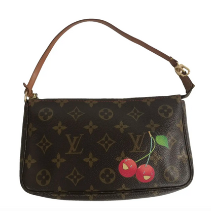 Louis Vuitton x Takashi Murakami Cherry Monogram Pochette Singapore
