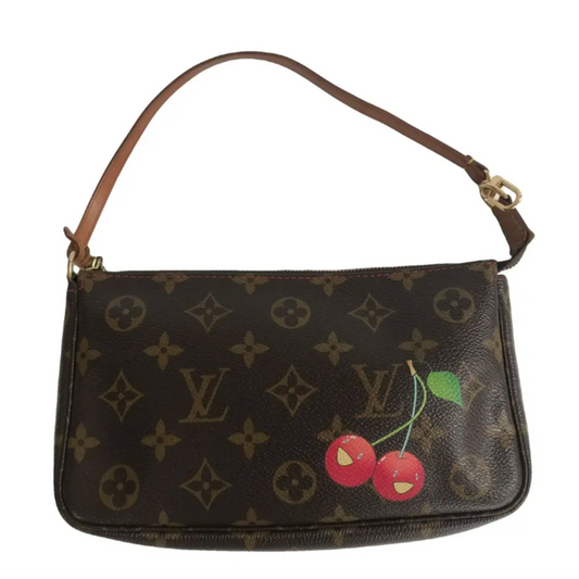 Louis Vuitton x Takashi Murakami Cherry Monogram Pochette Singapore