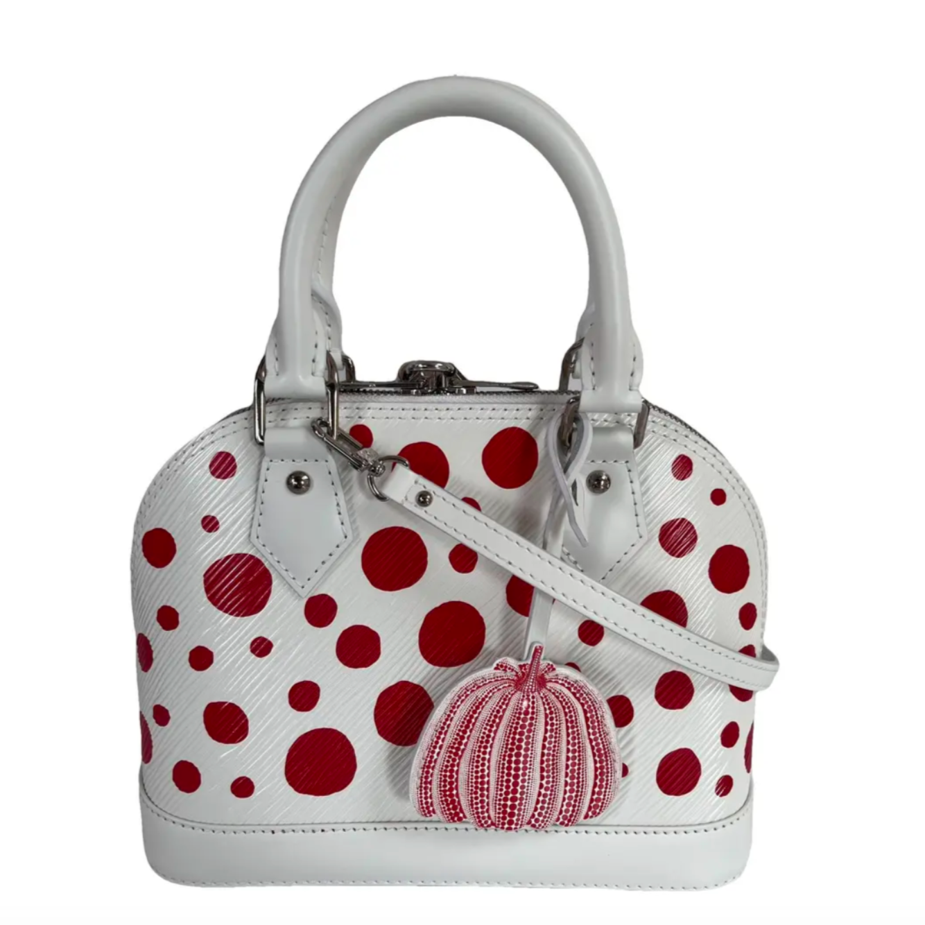 Louis Vuitton x Yayoi Kusama White Alma BB Epi