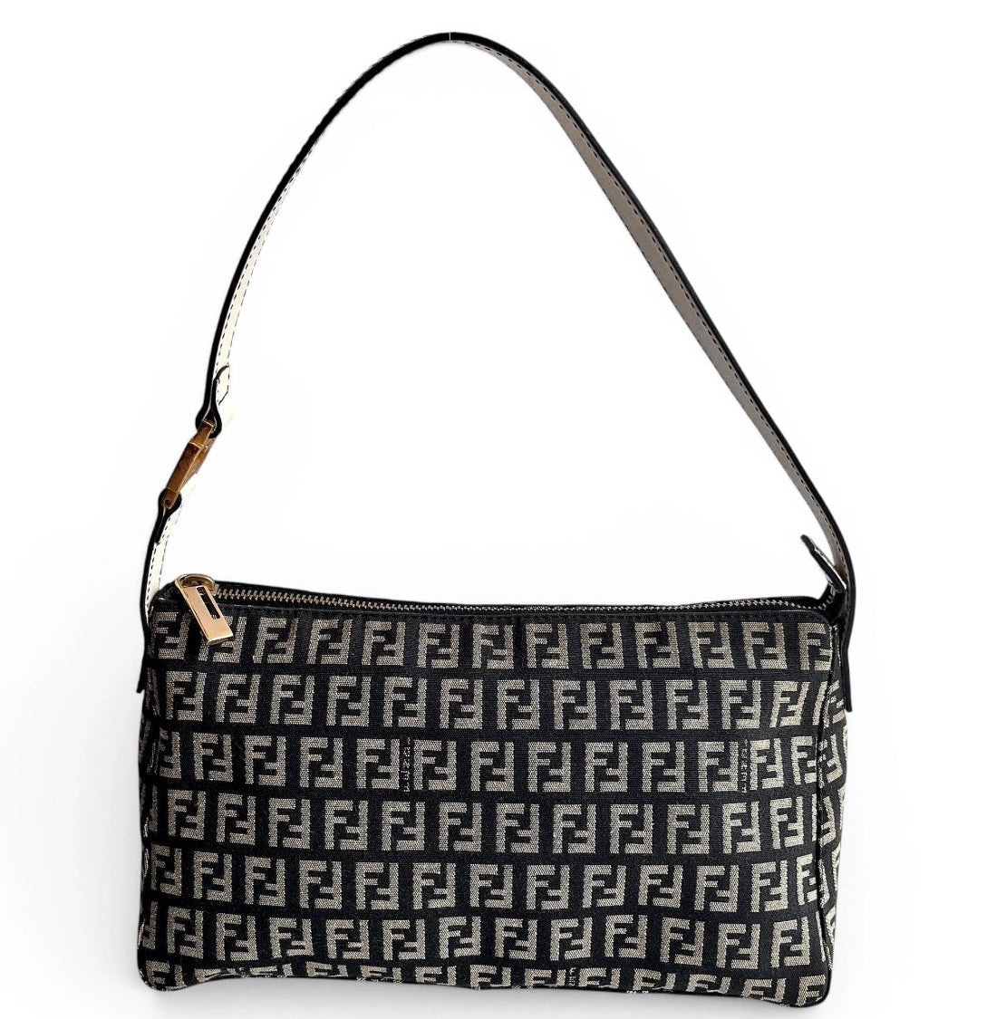 Buy Pre-owned Fendi Zucchino Shoulder Bag at Poshler Collective shop in Singapore