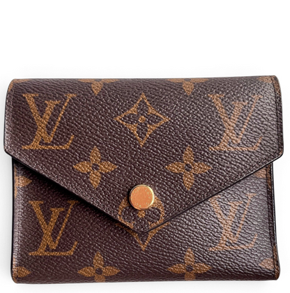 Buy Pre-owned Louis Vuitton Victorine Monogram Coated Canvas Wallet RFID at Poshler Collective Singapore 