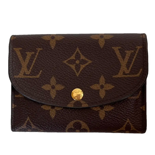 Louis Vuitton Rosalie Monogram Coin Purse with initial