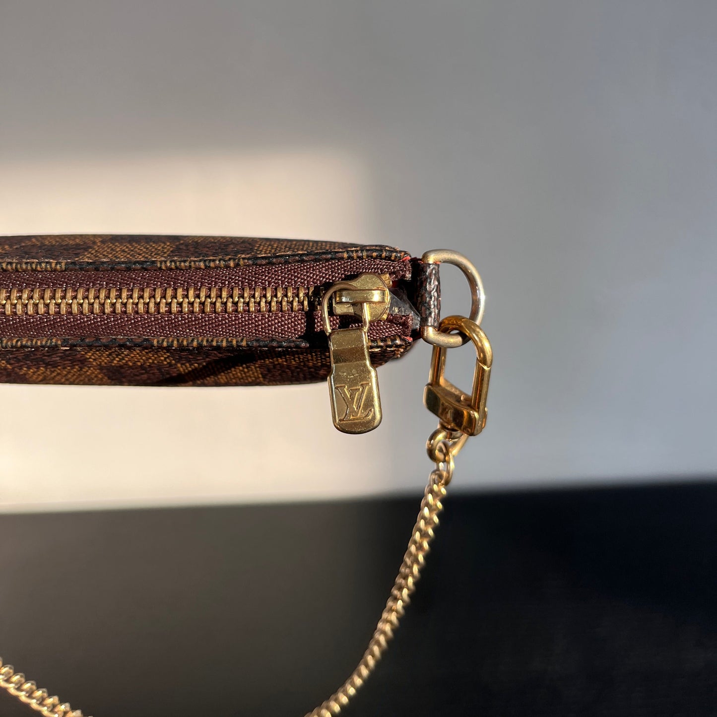 Singapore Vintage Louis Vuitton Damier Ebene Mini Pochette Accessoires