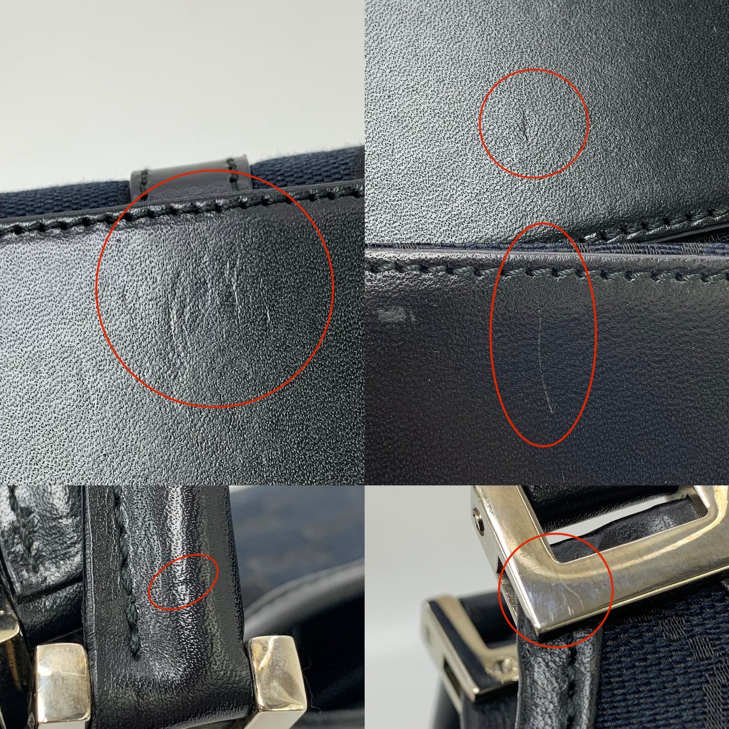 Gucci Vintage Black Jackie Canvas Shoulder Bag