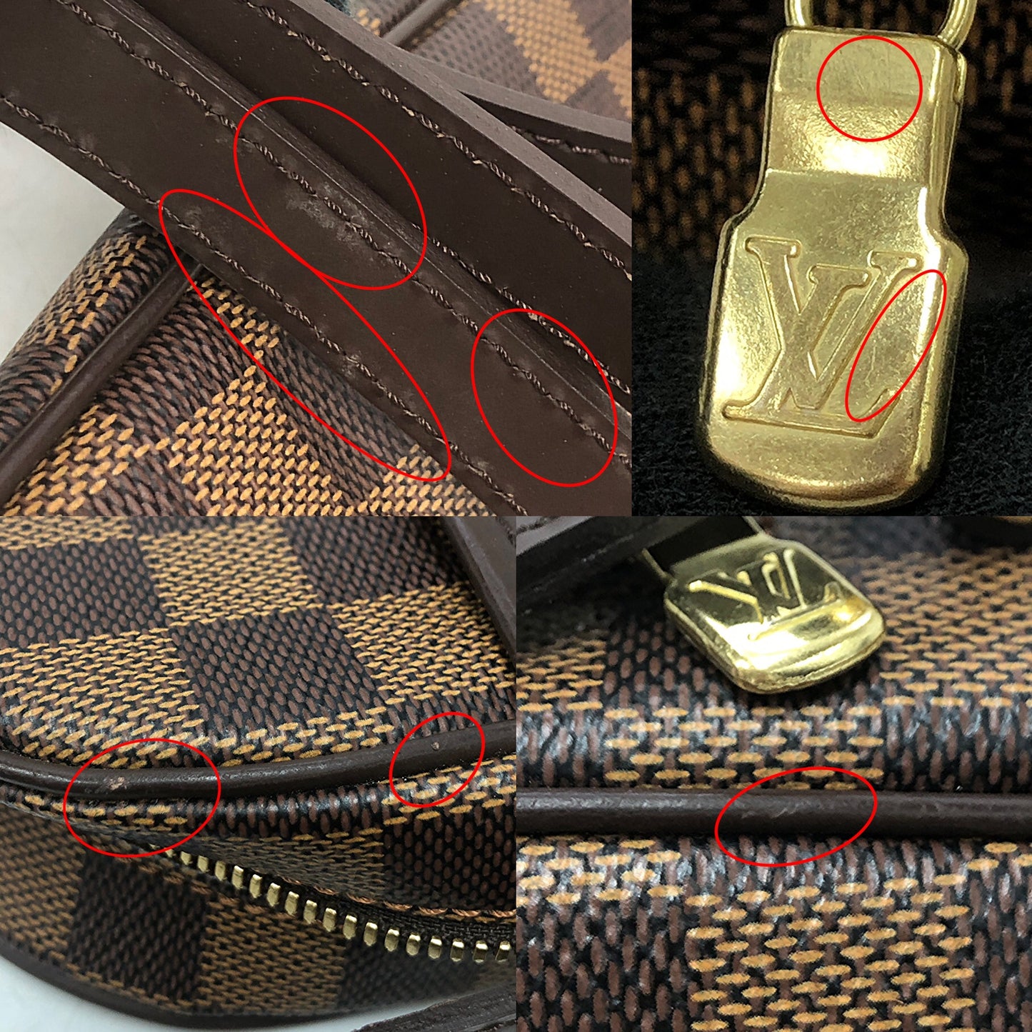 Louis Vuitton Ipanema PM Damier Ebene Crossbody Bag