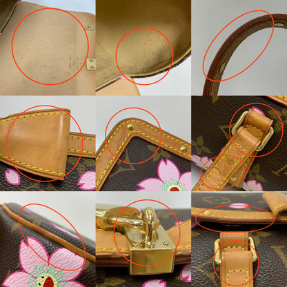 Louis Vuitton x Takashi Murakami Papillon Cherry Blossoms Top Handle Bag NO KEY