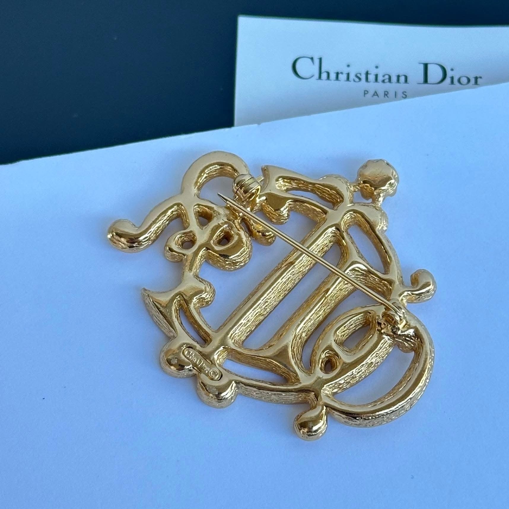 Vintage CD brooch