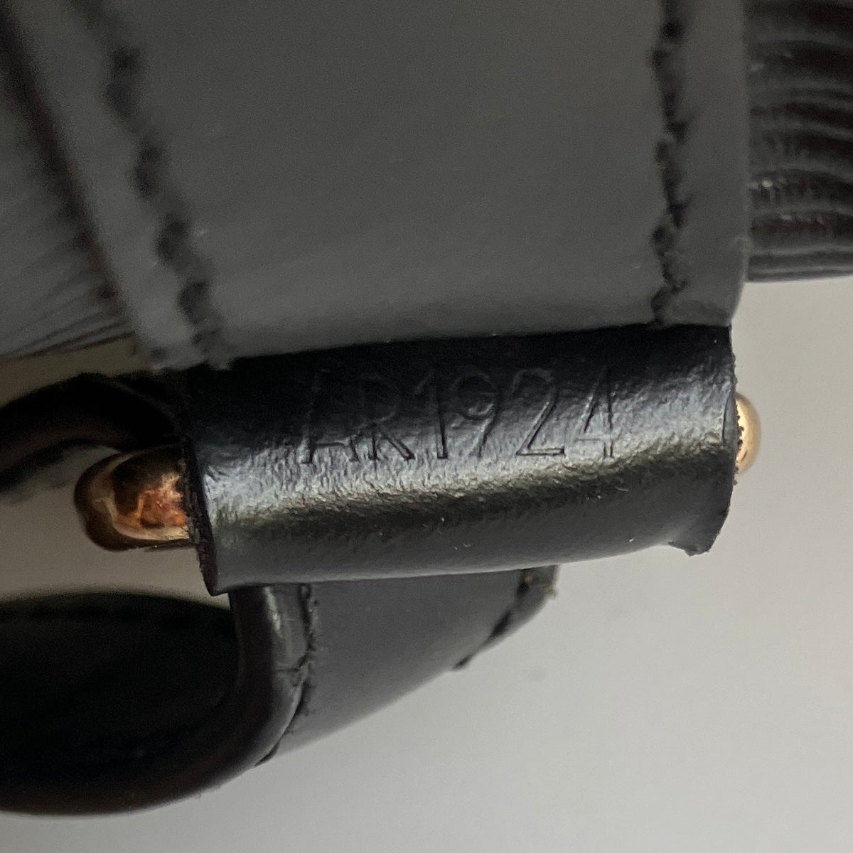 Vintage Louis Vuitton Noe Black Epi Shoulder Bag is located at ending of strap