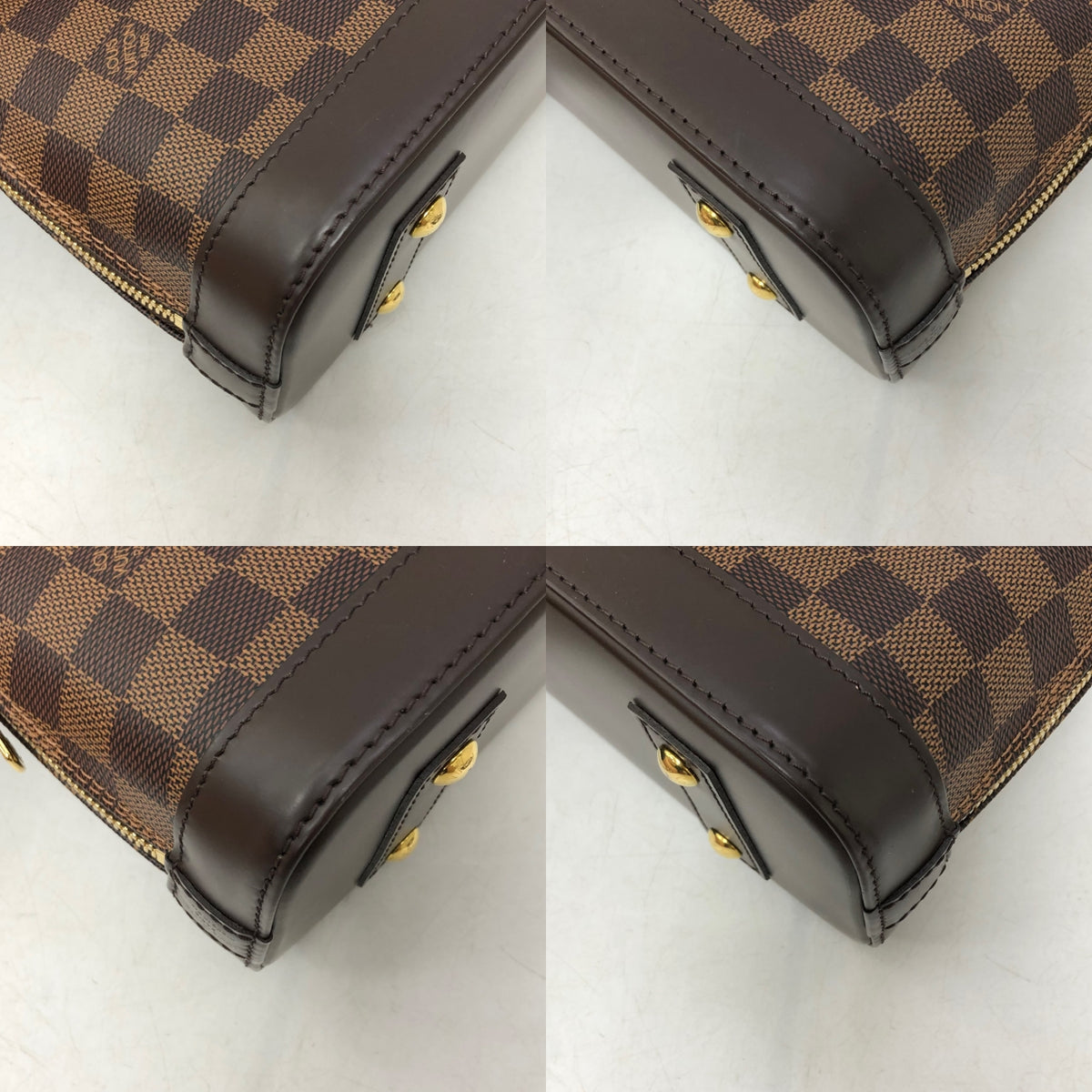 Louis Vuitton Alma BB Damier Ebène Crossbody Bag NO LOCK RFID