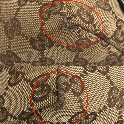 Gucci Vintage GG Canvas Tofu Top Handle Bag